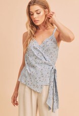 Malorie Top - Sky Floral