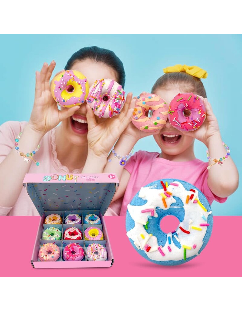 Donut Bath Bombs With Surprise Inside