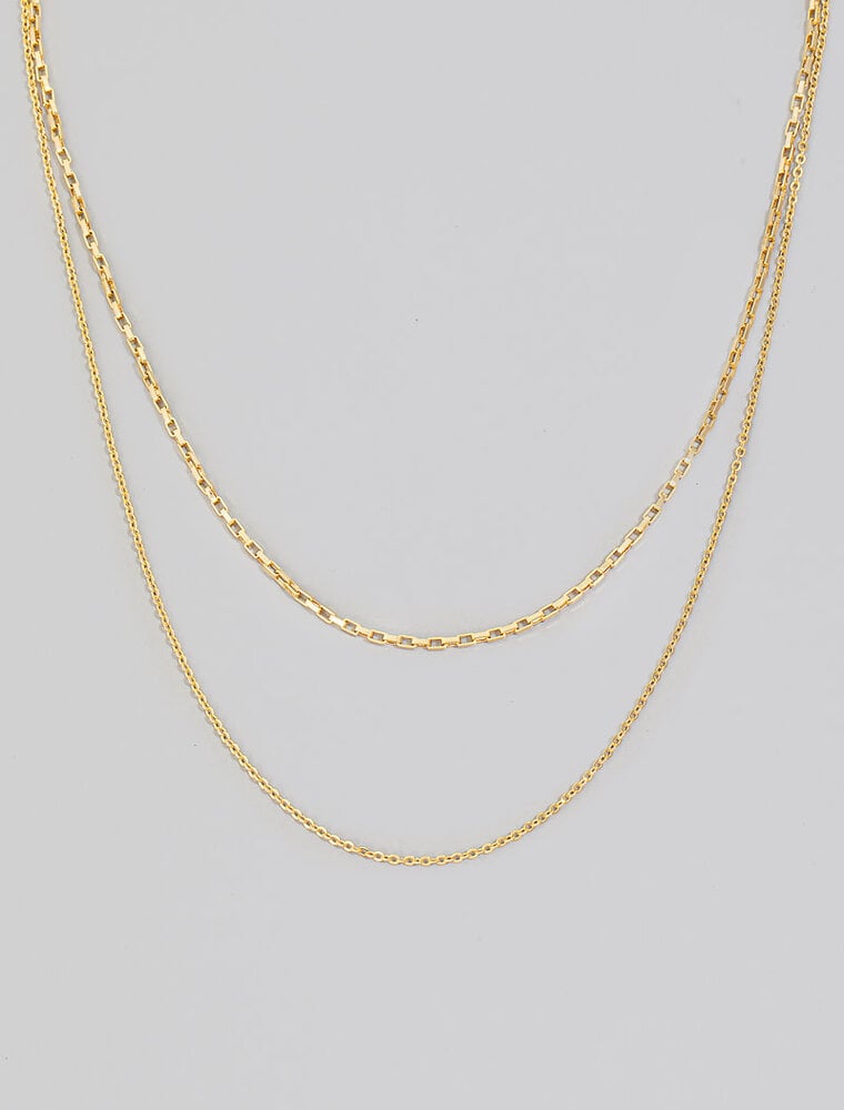Mixed Dainty Chain Layered Necklace