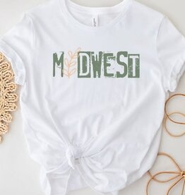 Midwest Floral Western Graphic Tee - White
