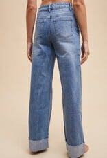90s Stretch High Rise Straight Jeans