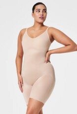SPANX Invisible Shaping Mid-Thigh Bodysuit - Champagne Beige