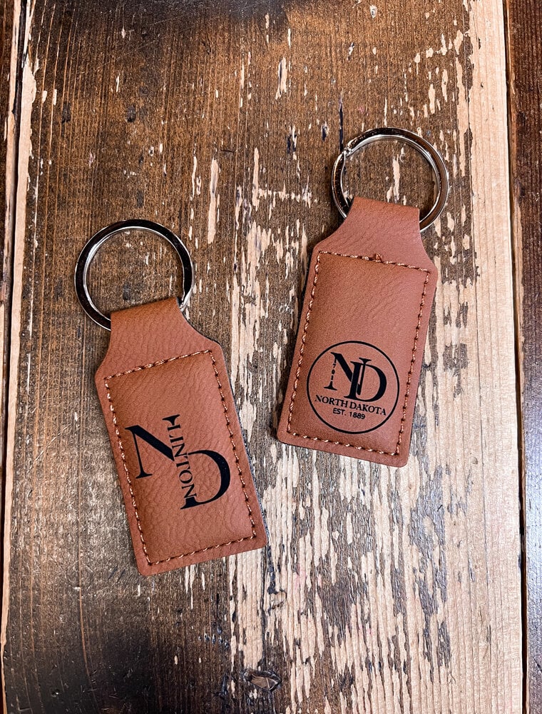 ND Engraved Logo Keychain