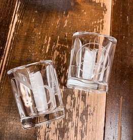 ND Engraved Shot Glass