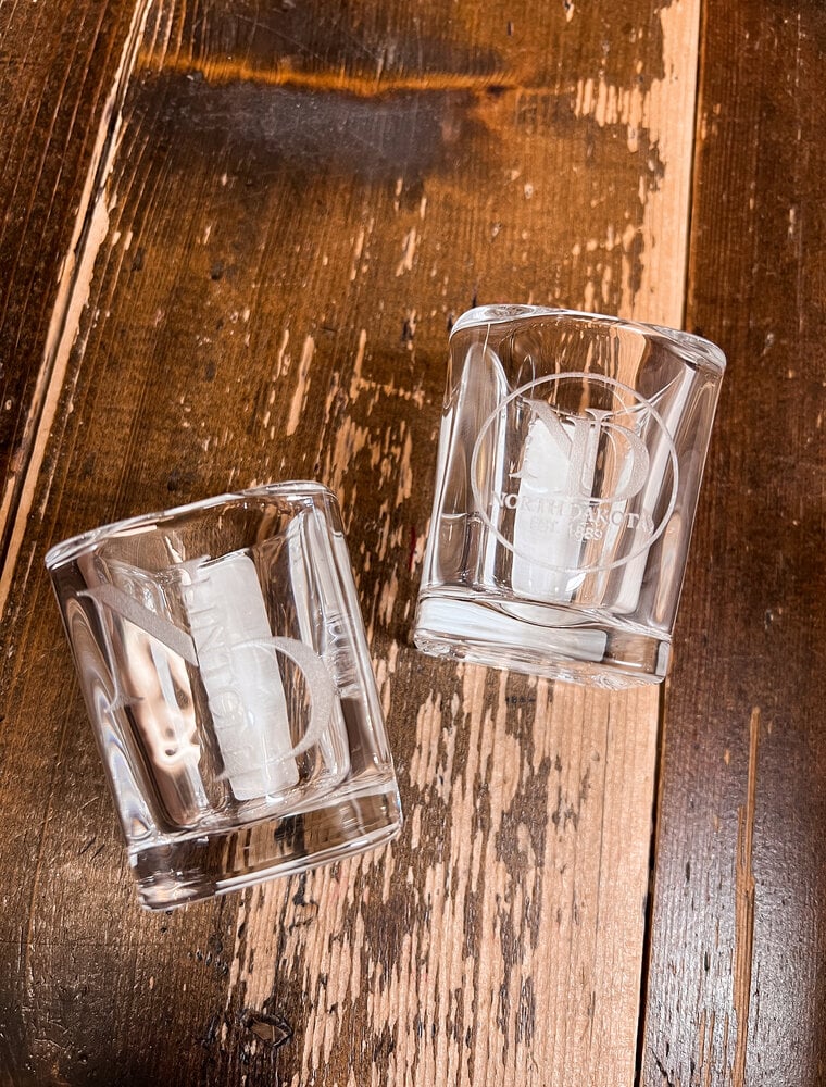 ND Engraved Shot Glass