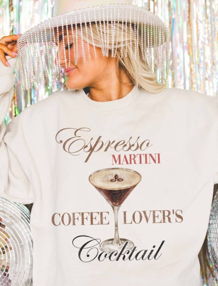 Espresso Martini Oversized Sweater - Sand