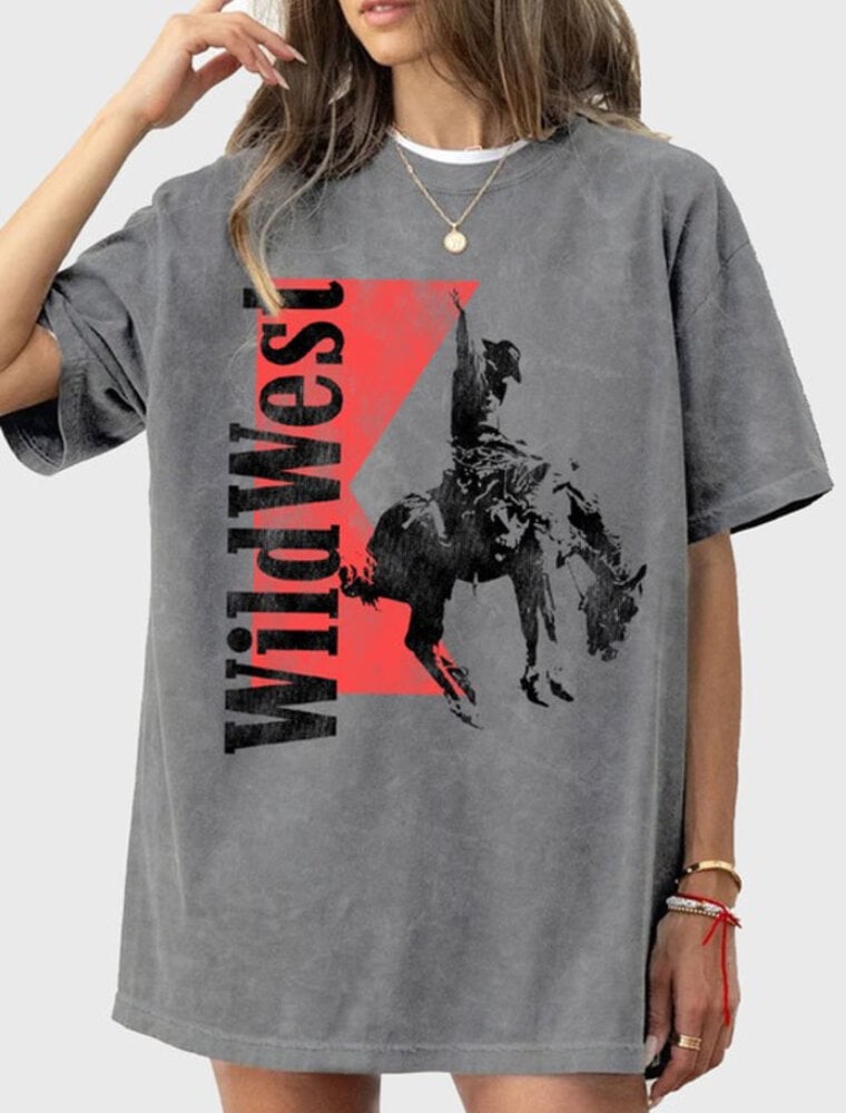 Wild West Mineral Graphic Tee - Mineral Gray