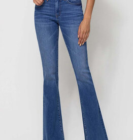 Talulla Raw Hem Flare Jeans