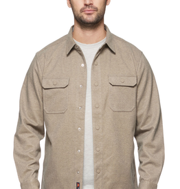 Hamlin Stretch Twill Shirt Jacket - Oatmeal