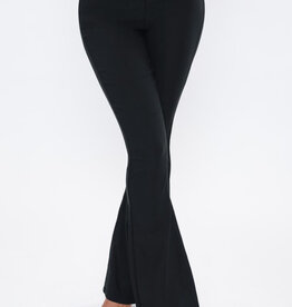 Hyperstretch High Rise Flare - Black