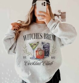 Witches Brew Oversized Sweatshirt - Ash