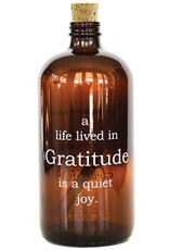 Gratitude Apothecary Jar