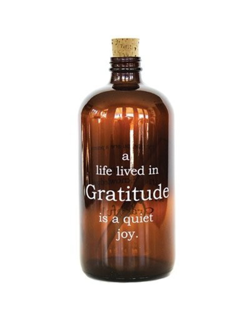 Gratitude Apothecary Jar