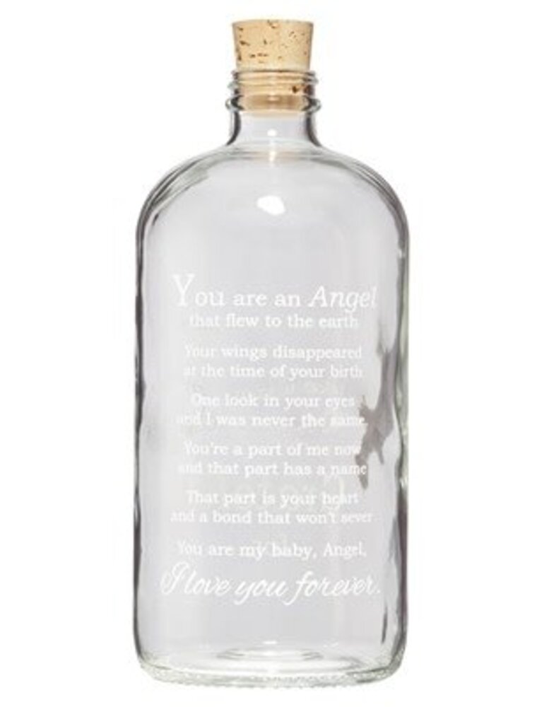 Angel Baby Clear Apothecary Jar