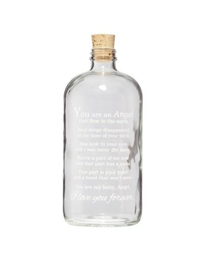 Angel Baby Clear Apothecary Jar