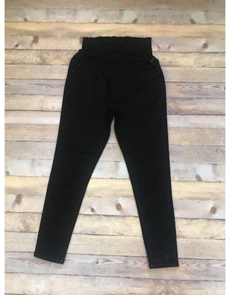 maternity skinny black trousers