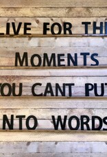 Live For The Moments You Cant Put Into Words