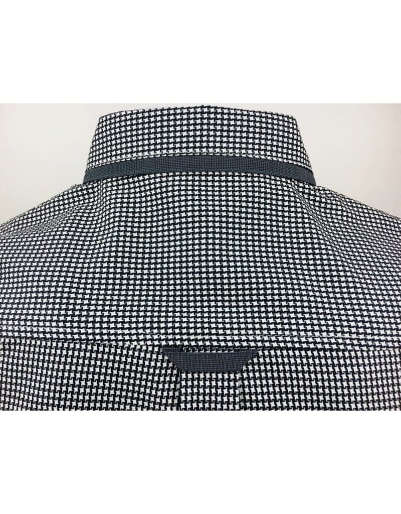 Black & White Patterned Button Up