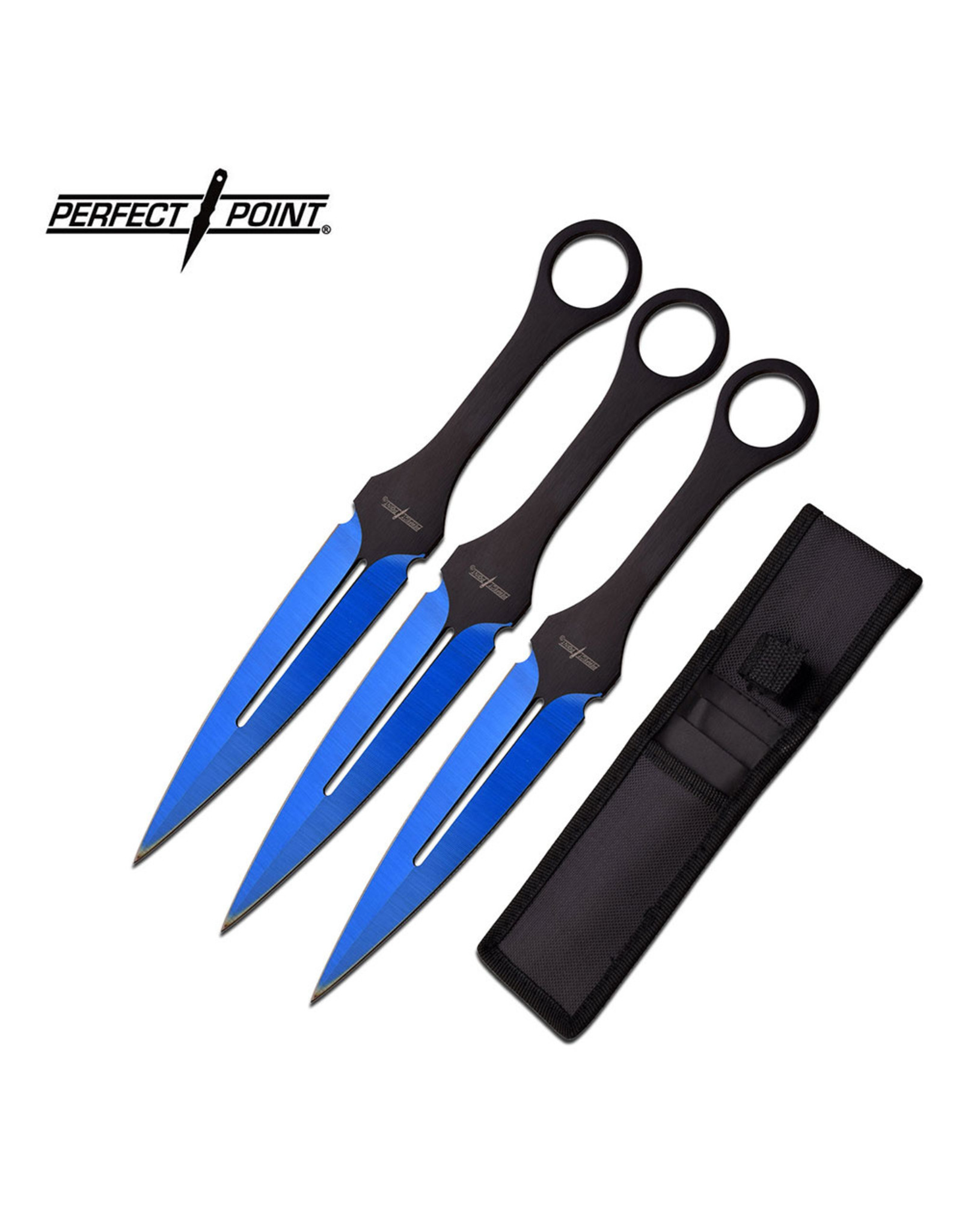 Perfect Point PERFECT POINT PP-105BL-7-3 THROWING KNIFE 3PC SET 7" OVERALL