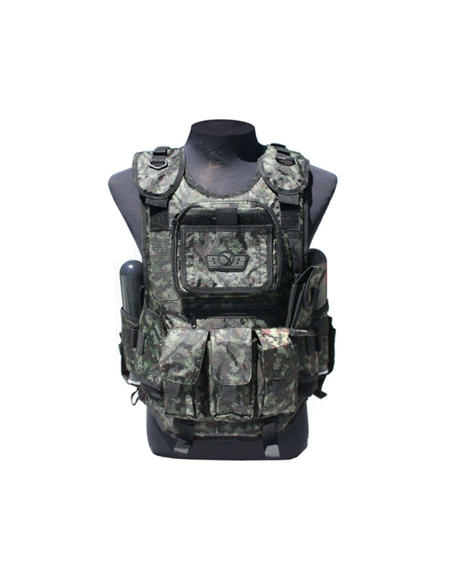 Gen X Global Gen X Tactical Paintball Vest (Digital Green)