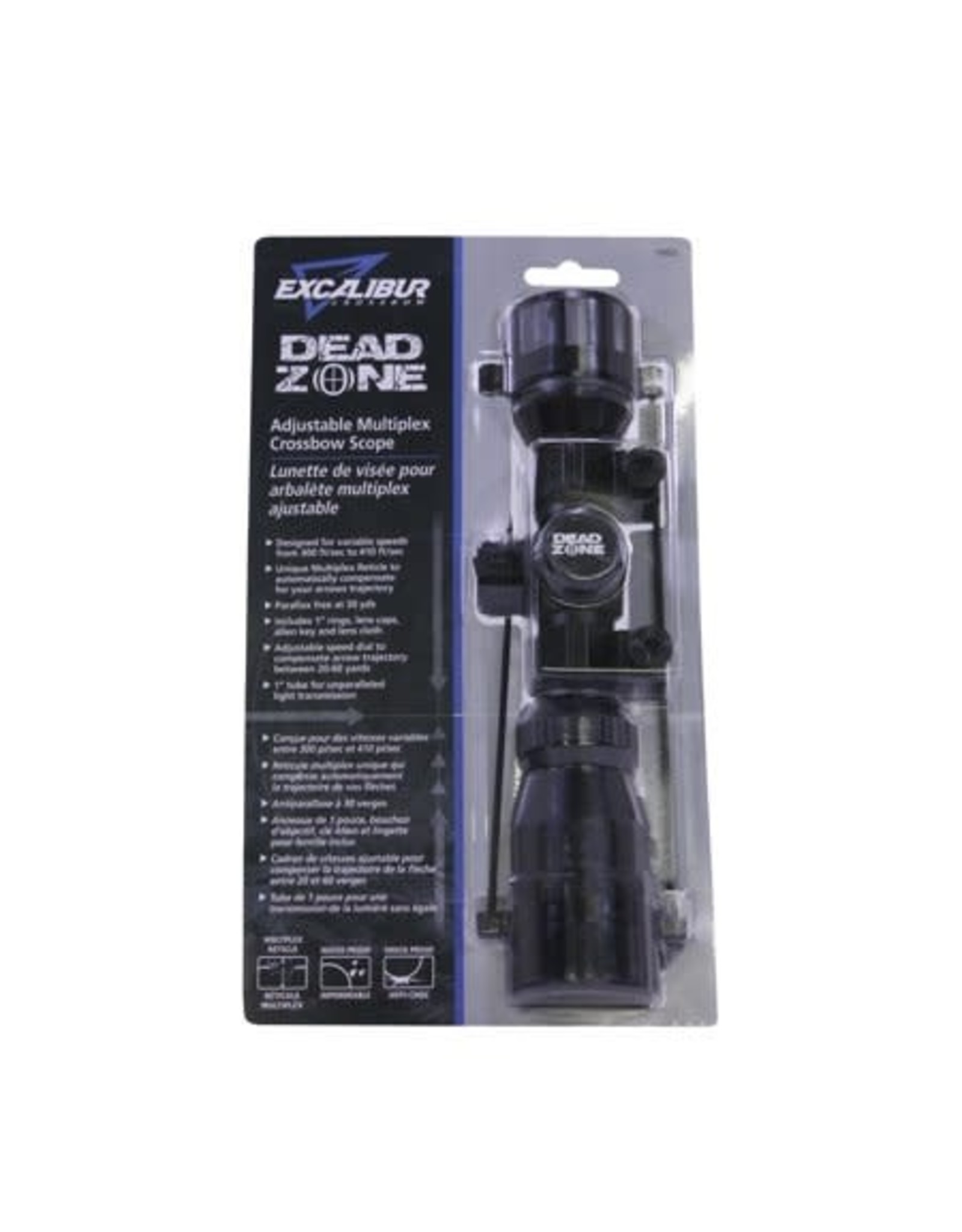 Excalibur Excalibur DeadZone Scope With Rings 7002