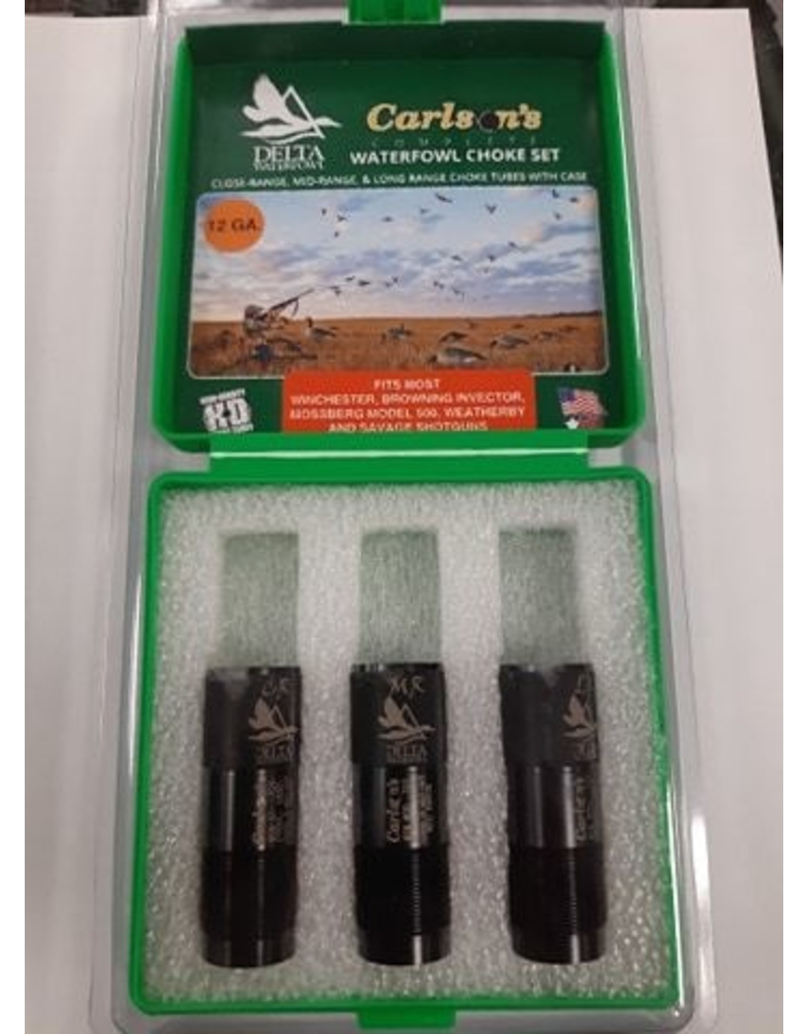 Carlson's Choke Tubes Winchester, Browning Invector, Mossberg Model 500, Weatherby 12 GA Waterfowl Choke Set 07479