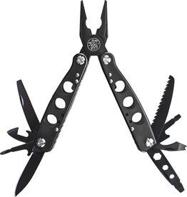 Smith & Wesson Smith & Wesson 15 Function Multi-Tool 6-1/2" Overall, Black Stainless Steel Handles - SWMT1CP