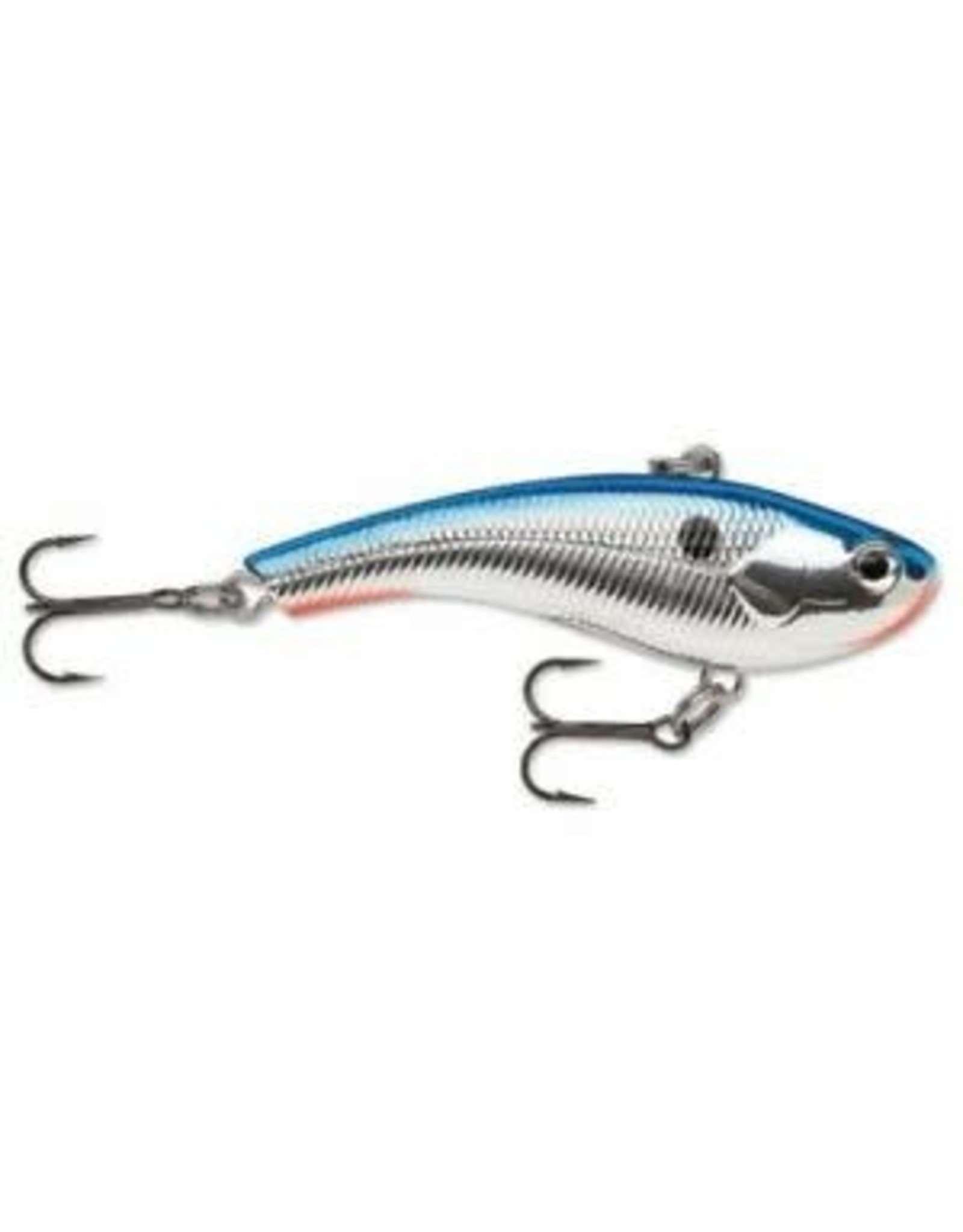Rapala Rapala SLR06CHB Slab Rap, Crankbait, Variable Depth, 2-1/2", 3/8 oz, #8 Hooks, Chrome Blue