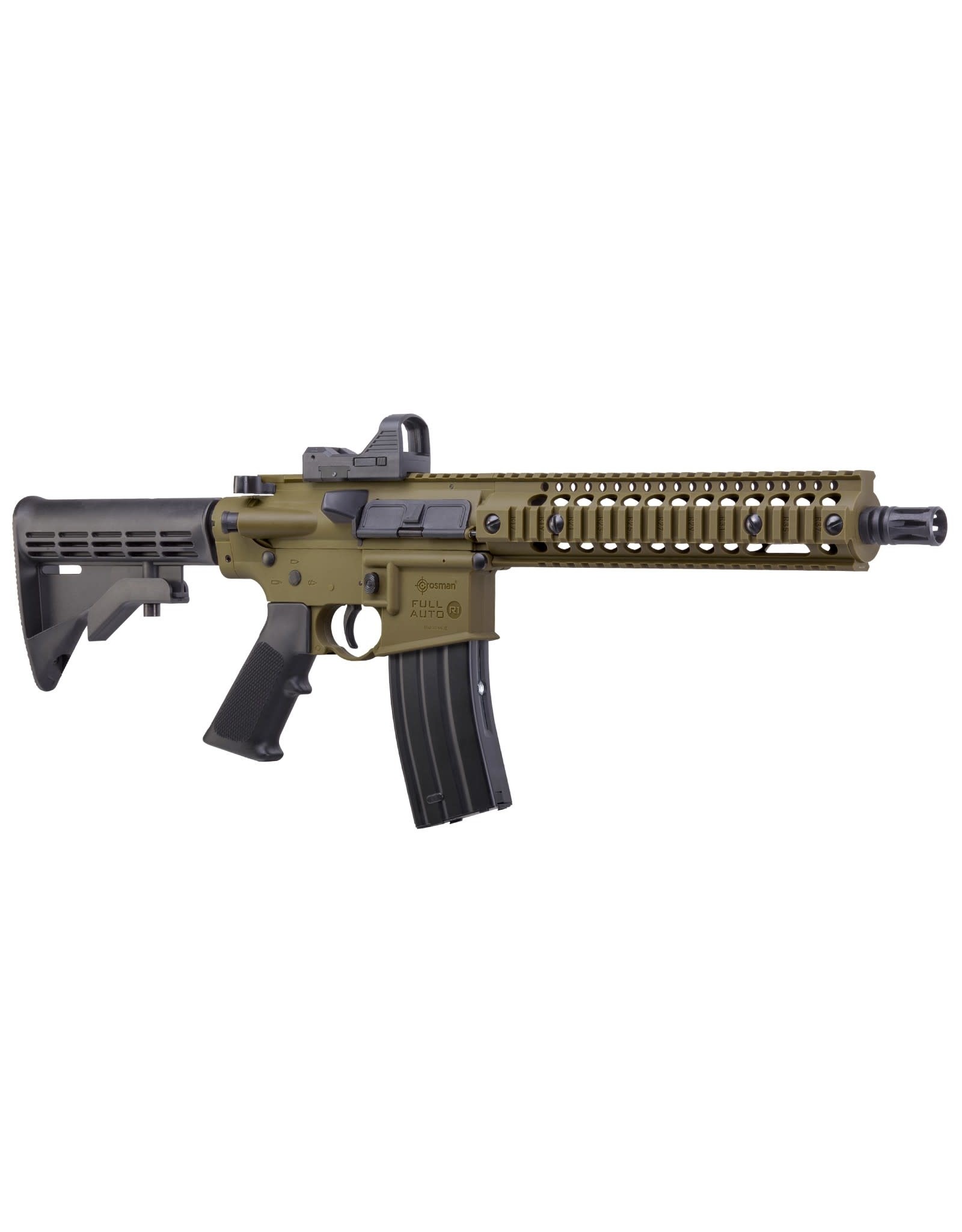 Crosman Crosman R1 Full Auto BB Air Rifle with Red Dot Sight .177 Cal