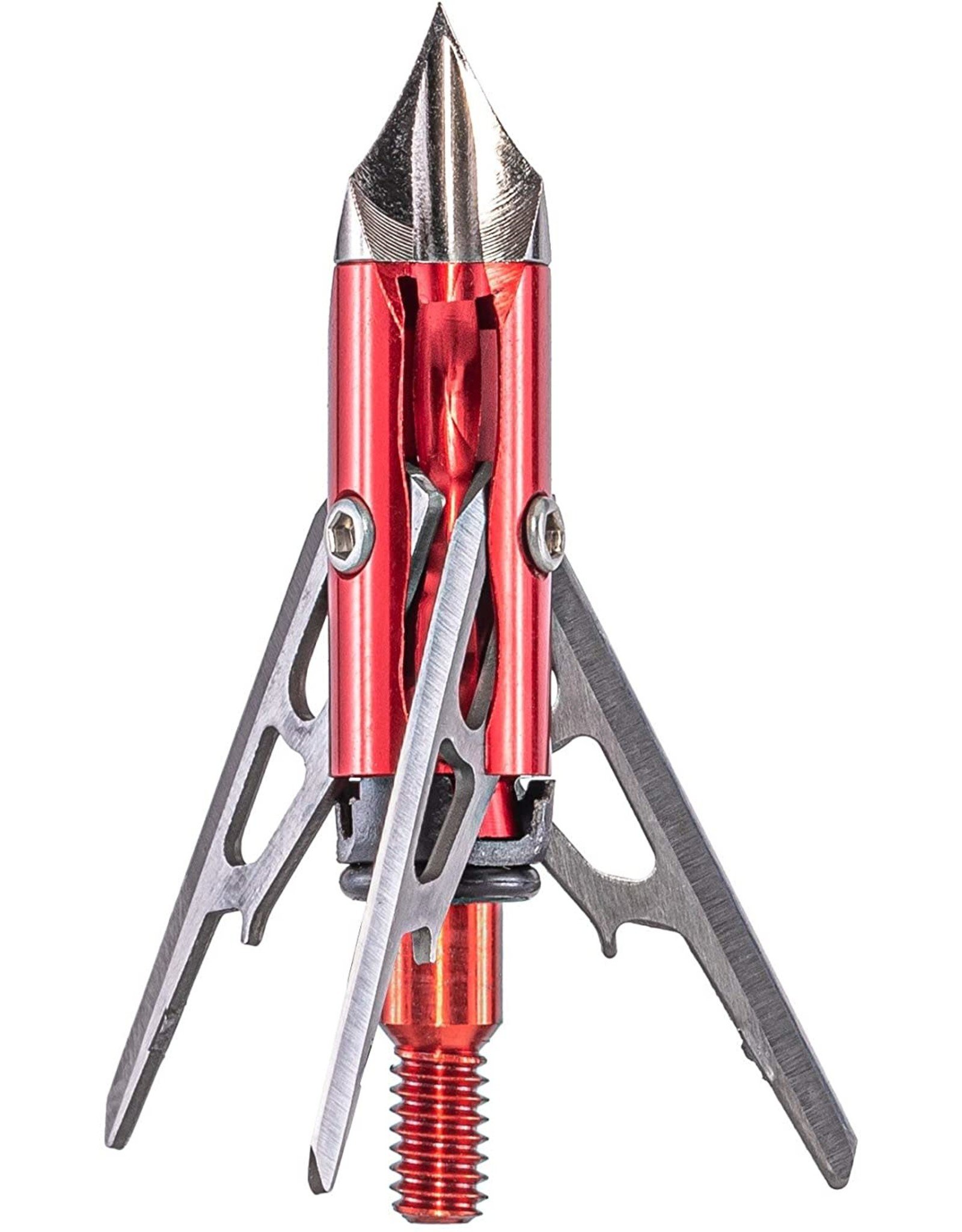 RAGE OUTDOORS Rage Broadheads 3 Blade 1.6″ Expandable Cut SC Technology 100 Grain 3 Pack R60100