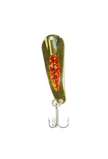Custom Jigs Custom Jigs SL18-P-203 Slender Spoon 1/8oz Gold/Orange