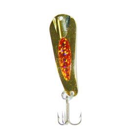Custom Jigs Custom Jigs SL18-P-203 Slender Spoon 1/8oz Gold/Orange