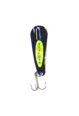 Custom Jigs Custom Jigs SL18-P-301 Slender Spoon 1/8oz Black/Chart