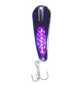 Custom Jigs Custom Jigs SL18-P-304 Slender Spoon 1/8oz Black/Purple