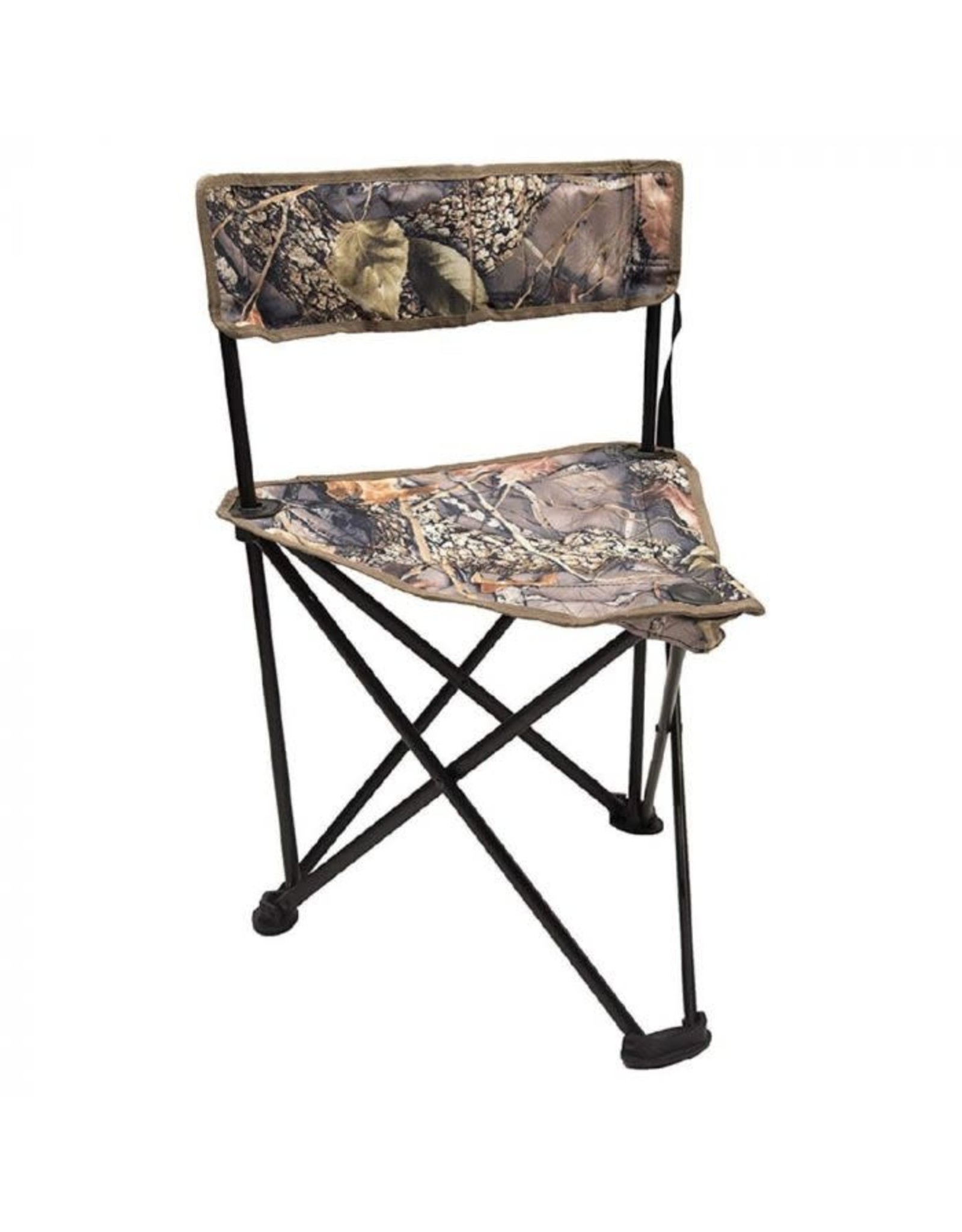 Burly Tan - 3 Leg Camp Stool w/ Back Rest - Bronson & Bronson