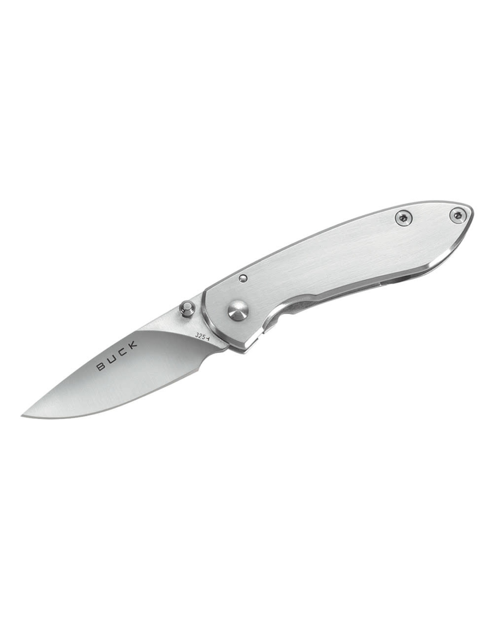 Buck Knives Buck 325 Knives Colleague Folding Knife With Stainless Steel Blade Handle 0325SSS