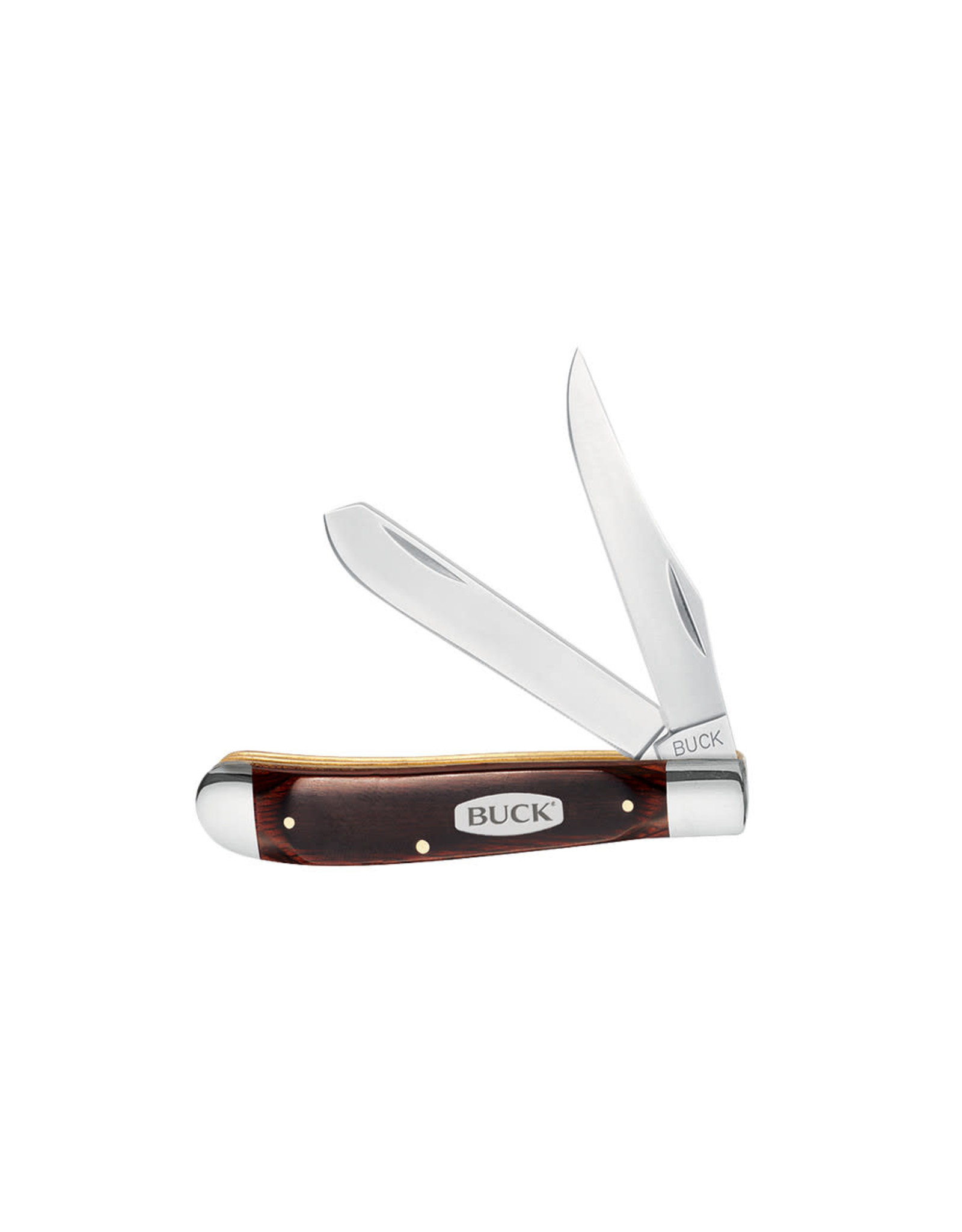 Buck Knives Buck 382 Trapper Slipjoint Folding Knife, Stainles Steel, Wood Handle, 0382BRS