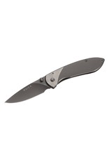 Buck Knives Buck 327 Nobleman Folding 2.6" Coated Blade w/Stainless Handle & Clip 0327TTS