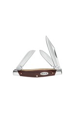 Buck Knives Buck 371 Knives Stockman w/ Three Blades and Woodgrain Handle, 3.875" Closed, Slipjoint (non-locking) - 5718