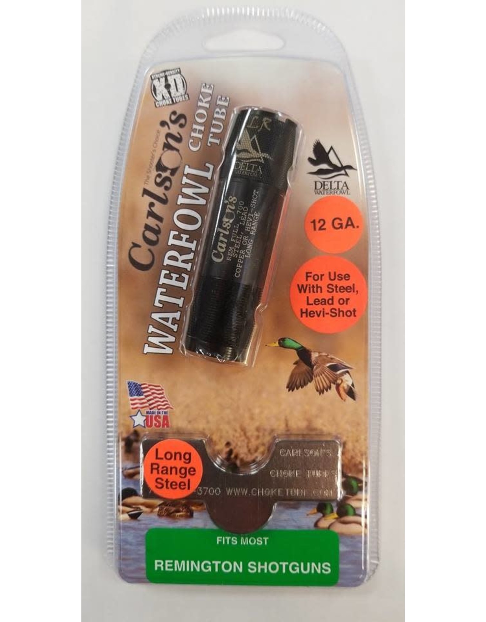 Carlson's Choke Tubes Remington 12GA Long Range Steel Carlson's Waterfowl Choke Tube 07265