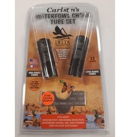 Carlson's Choke Tubes Winchester, Browning Invector, Mossberg model 500, Weatherby and Savage 12ga Delta Waterfowl Choke Tube Set 07470