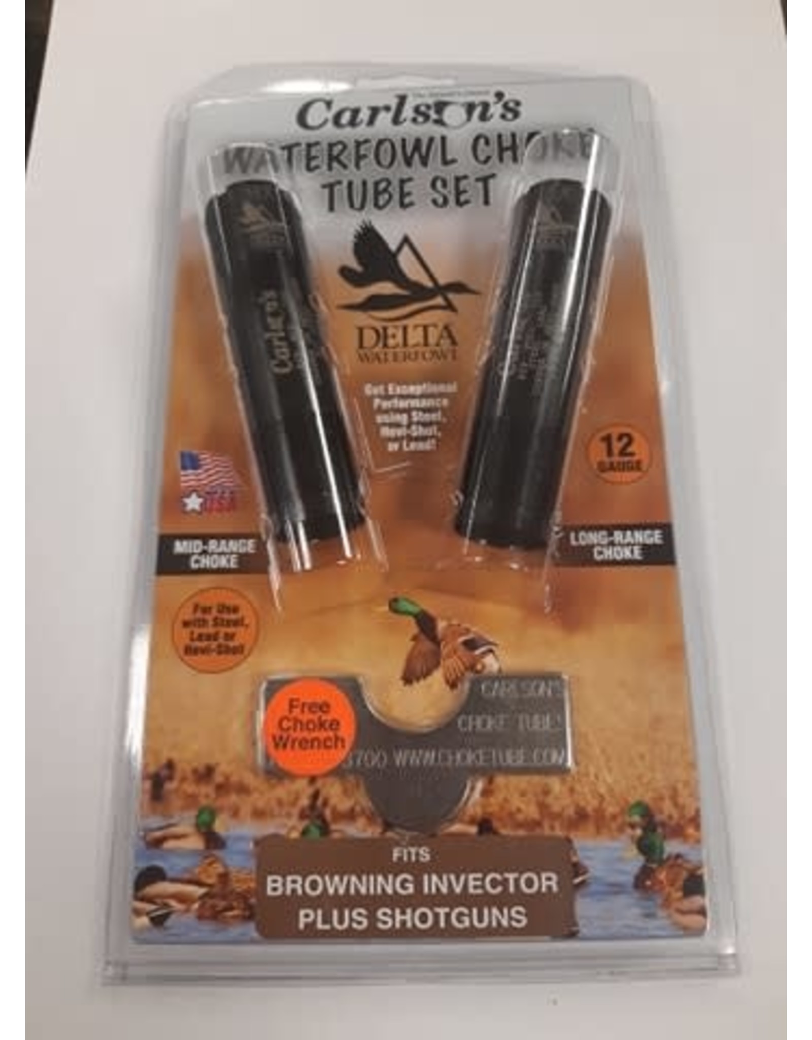 Carlson's Choke Tubes Browning Invector Plus 12ga Delta Waterfowl Choke Tube Set 07360