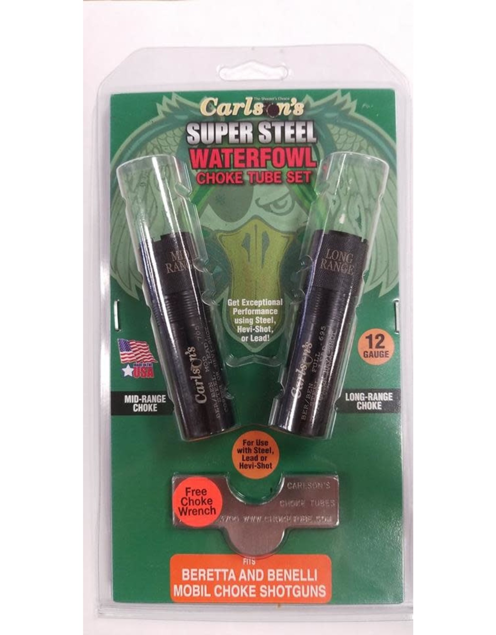 Carlson's Choke Tubes Beretta and Benelli Mobil 12ga Delta Waterfowl Choke Tube Set 07110