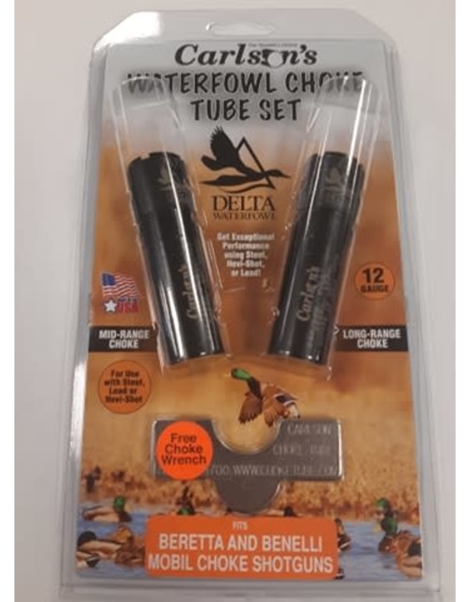 Carlson's Choke Tubes Beretta and Benelli Mobil 12ga Delta Waterfowl Choke Tube Set 07110