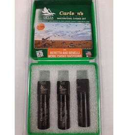 Carlson's Choke Tubes Beretta and Benelli Mobil 12 GA Waterfowl Choke Set 07119