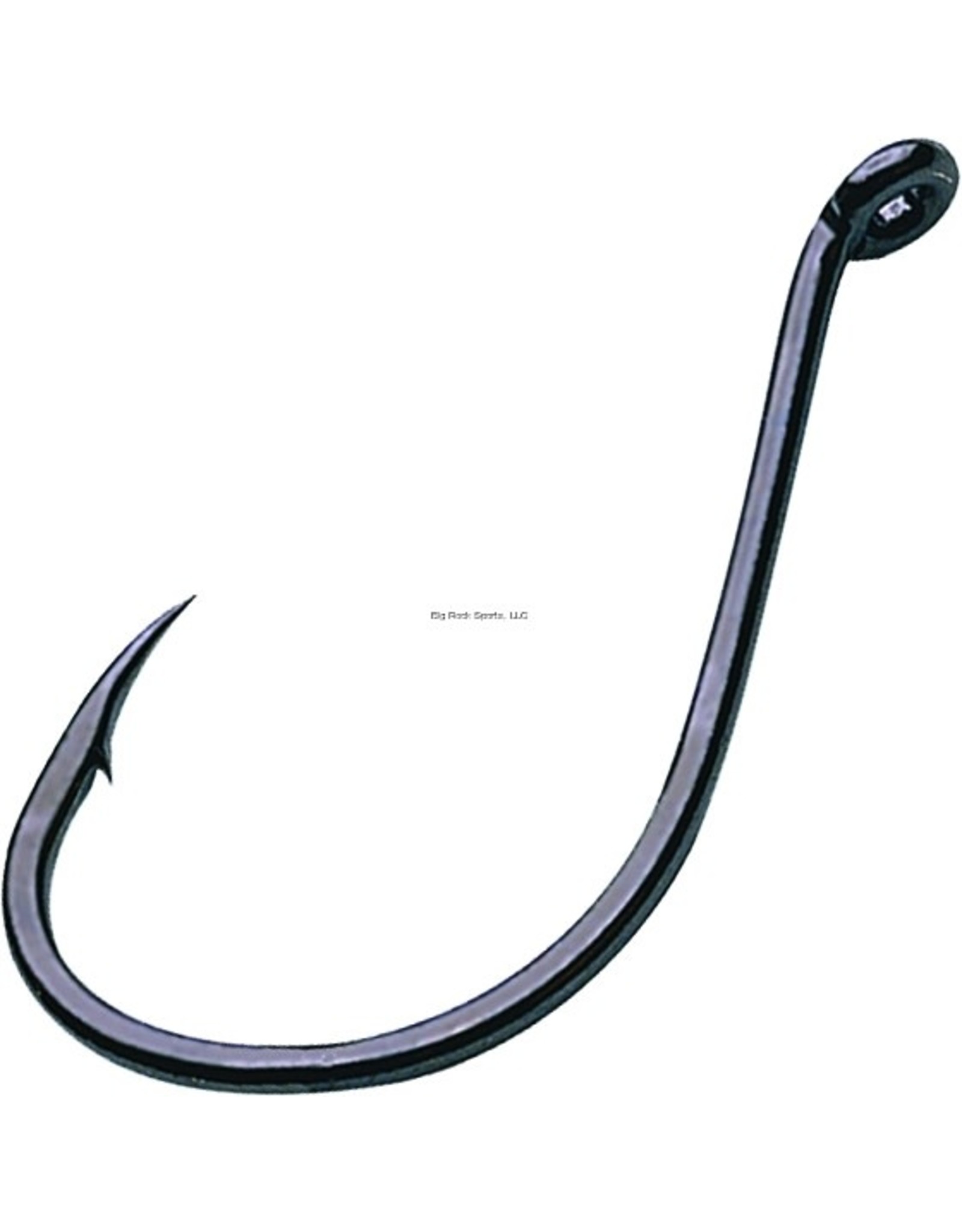 Gamakatsu 02412 Octopus Hook, Size 2/0, Needle Point, Ringed Eye, NS Black,  6 per Pack - Bronson