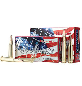 Hornady Hornady 8047 American Whitetail Rifle Ammo 243 WIN, InterLock BTSP, 100 Grains, 2960 fps, 20, Boxed