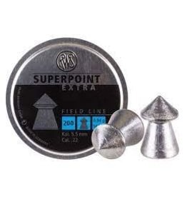 RWS RWS Superpoint Extra .22 Pellet, 14.5 Grains, Pointed, 200ct by RWS