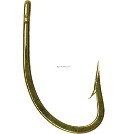 Mustad Mustad 9174-BR-1/0-8 Classic O'Shaughnessy Live Bait Hook, Size 1/0, Forged, 3X Short Shank, Ringed Eye, Bronze, 8 per Pack (425843)