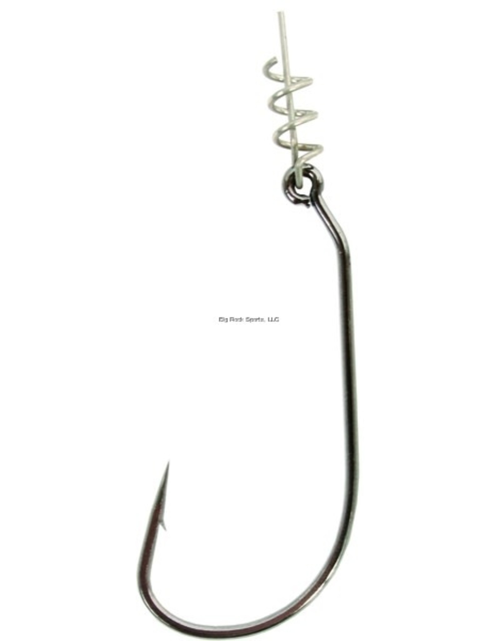 Owner Owner 5132-131 TwistLock Bass Hook with Centering-Pin Spring, Size 3/0, Needle Point, Forged Shank, 3X Strong, Black Chrome, 5 per Pack (008109)